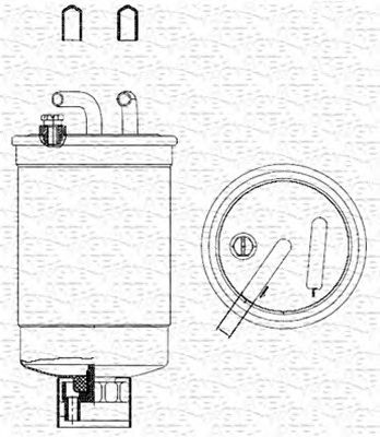 MAGNETI MARELLI 213908514000 -  Топливный фильтр